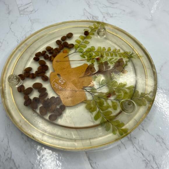 Vintage Coffee Bean Epoxy Trivet - Picture 5 of 6